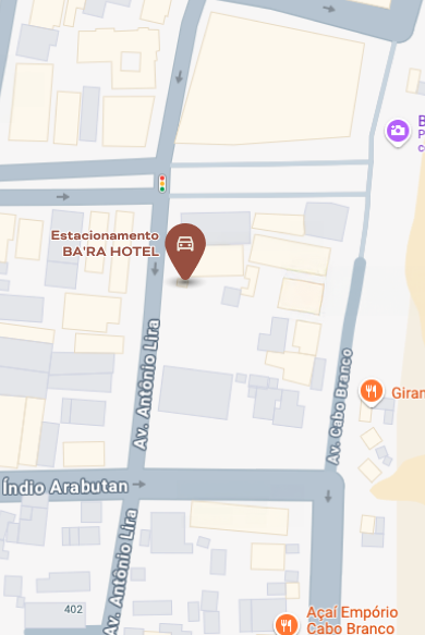 Contato - BA'RA Hotel João Pessoa - COMO CHEGAR?